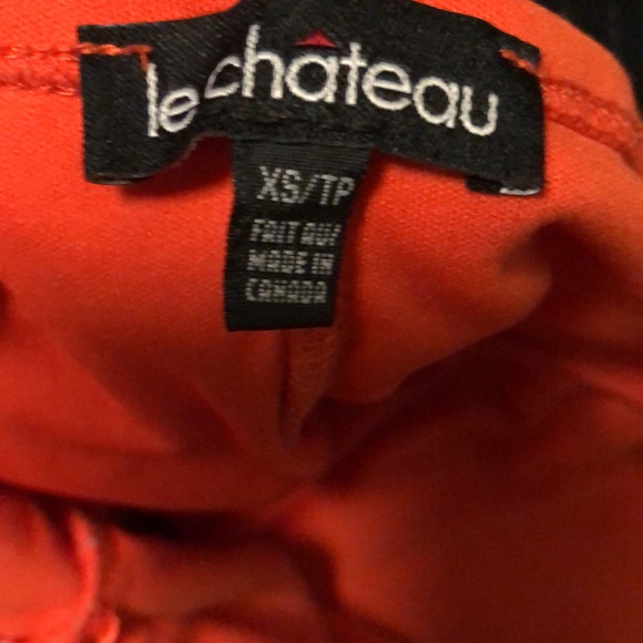 LeChateau halter dress in Orange - Picture 2 of 2